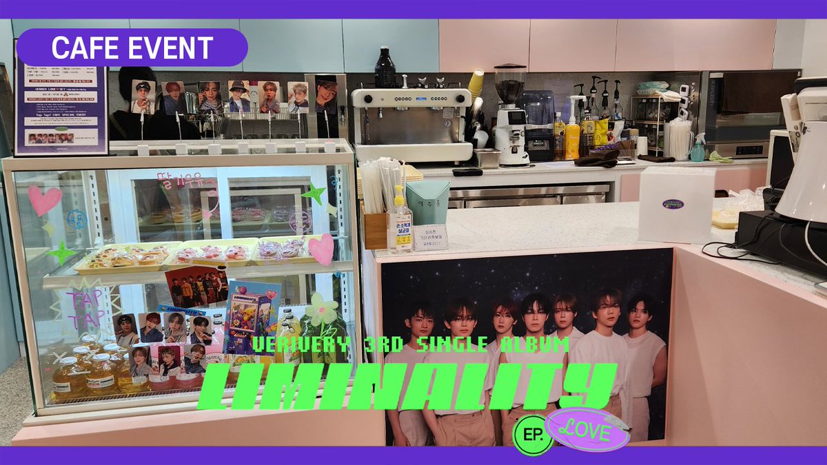 💜
#베리베리 #VERIVERY
[#Liminality - #EP_LOVE] #Tap_Tap CAFE EVENT

럭키드로우부터 나만의 포토카드 만들기까지
베러를 위한 다양한 이벤트부터
베리베리 멤버들로 가득한 공간 ๑•‿•๑

랜선으로 방문하는 Tap Tap 카페❤
바로 영상으로 만나러 가기

🎥youtu.be/AHV9wkUbdB8