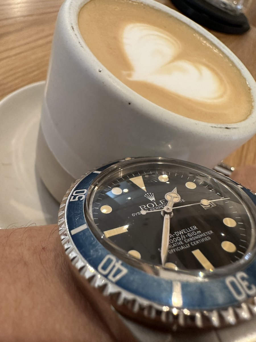 Gm. Coffee for all seadweller fans #rolex