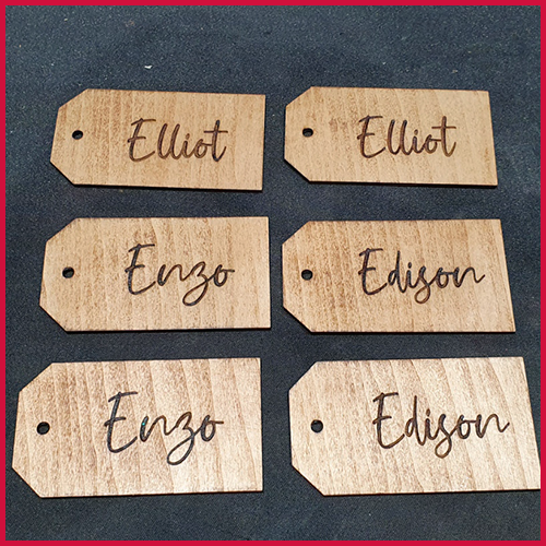 KenMidgleyCraft's tweet photo. Laser cut and engraved wooden present tags for sale.
You can have both sides or only just one size engraved.
Approx sizes 8cm x 4.5cm x 0.2cm
If you wish to order several or more of these, please contact for discounts. https://t.co/Bz0wSCkVBC https://t.co/LUqQAcG6db