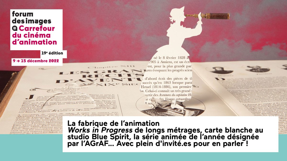 forumdesimages's tweet photo. 'La fabrique de l'animation' : Professionnel·les et amateur·rices d’animation se retrouvent pour découvrir des projets, rencontrer les créateur·rices et plonger dans les coulisses de l’animation. #AnimFDI
👉 Infos: https://t.co/dO9HWteKDS https://t.co/NEW6QLxOQT