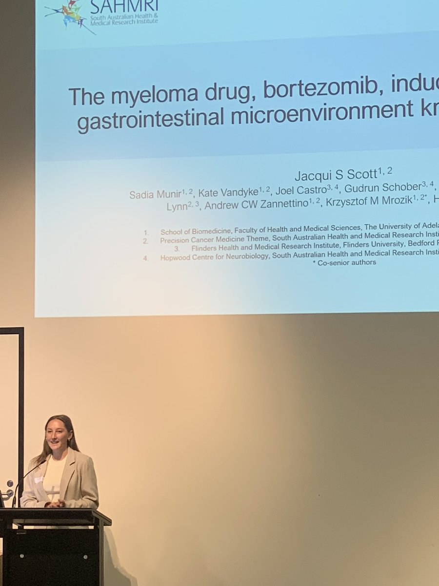 Jacqui Scott (@jacquiscott0) on Twitter photo So many great talks at the #AHMRN satellite meeting! Was delighted to share my work on the role of the #gutmicrobiome in #bortezomib induced pain! First time presenting in person at a domestic conference ✅ thanks to all that organised 👏🏼 <a href="/microbiome_net/">Australasian Human Microbiome Research Network</a> So many great talks at the #AHMRN satellite meeting! Was delighted to share my work on the role of the #gutmicrobiome in #bortezomib induced pain! First time presenting in person at a domestic conference ✅ thanks to all that organised 👏🏼 <a href="/microbiome_net/">Australasian Human Microbiome Research Network</a>