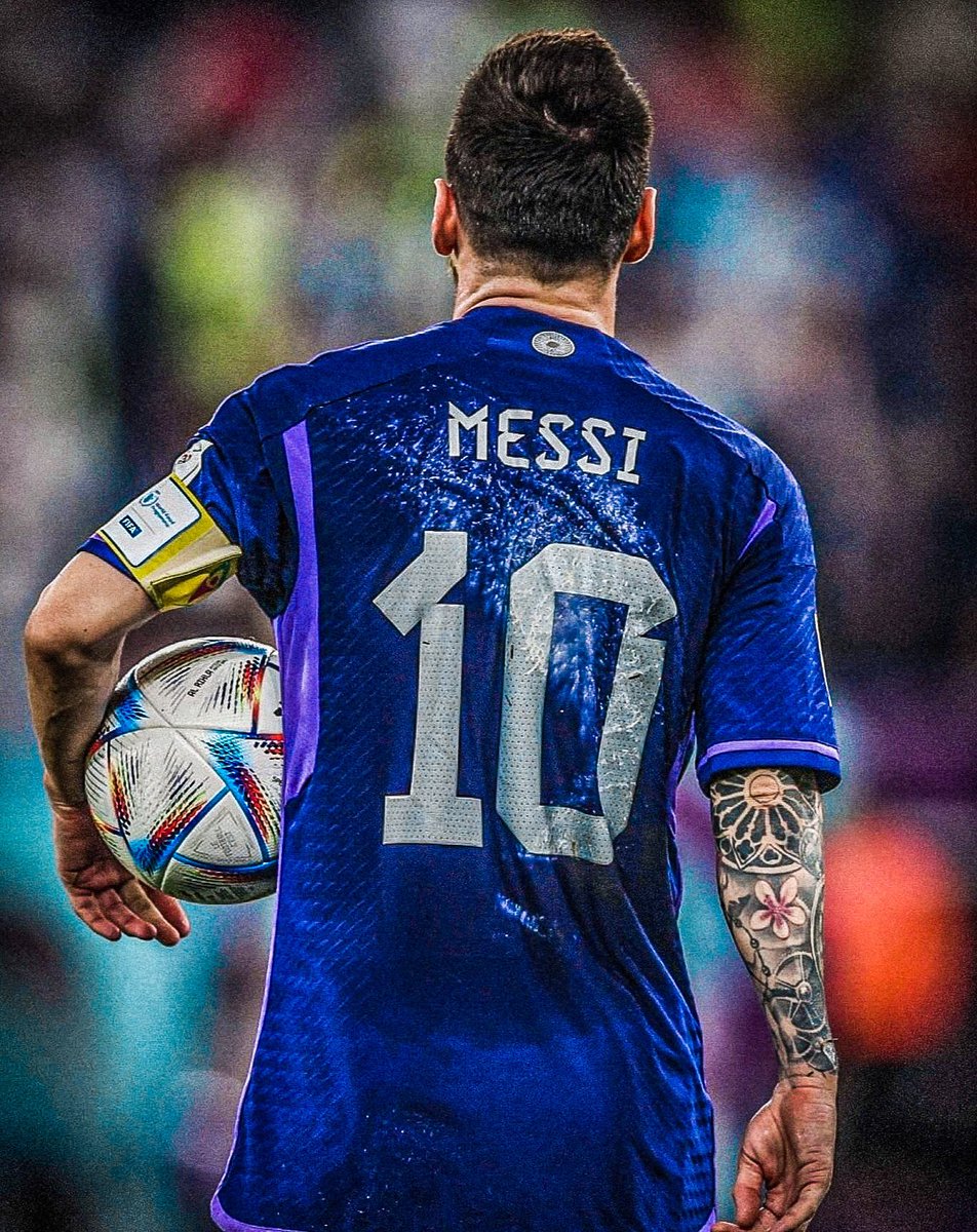 Messi beging and last football 🤴