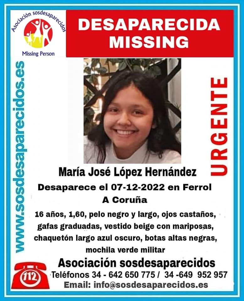 🆘 DESAPARECIDO 
#Feerrol
#desaparecido #sosdesaparecidos
Más ℹ️ sosdesaparecidos.es
#092ATúaPolicíaDeProximidade #PolicíaLocal