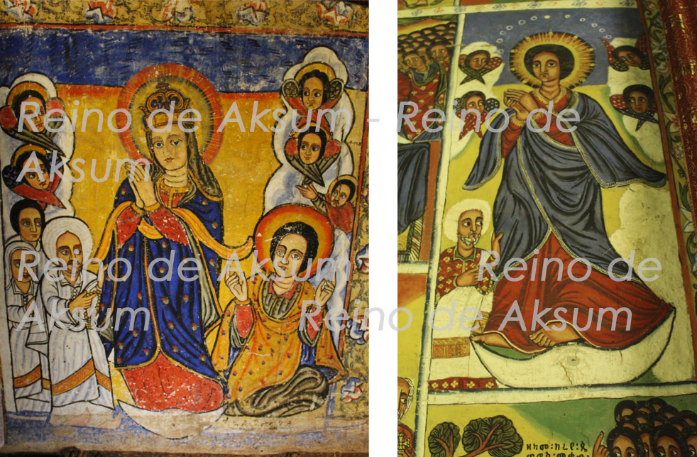 Hoy el catolicismo celebra el día de la Inmaculada Concepción, una fiesta de especial relevancia para España. ¿Sabías que su distintiva iconografía llegó también a Etiopía? Os lo cuento en este hilo de #arte de #Etiopía 🧵