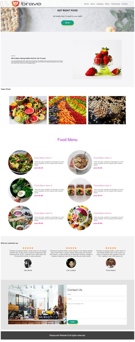022Sadique's tweet photo. Rate My Design Please.
Create useing CSS & HTML Restaurant Website π
#webpage #webdesigner #html #css #code #CoderPower #codein100daysofcode #programming #assignments https://t.co/1VoAFGrSGx