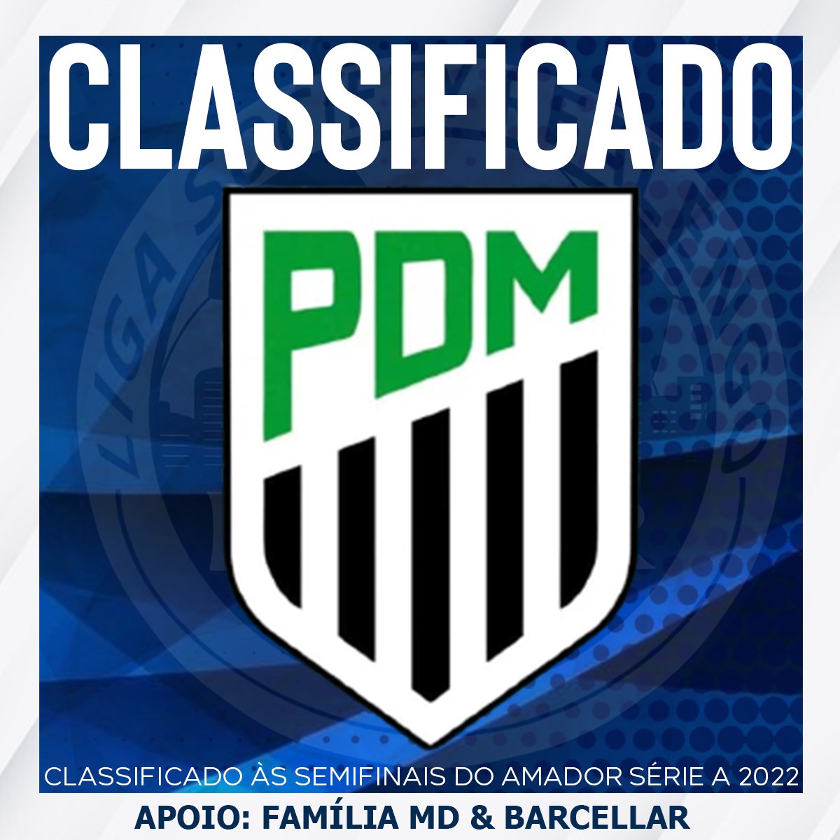 projmetanexo's tweet photo. Parabéns Pegada, classificado às semifinais do Amador Série A 2022 da LSR. https://t.co/iII7cH8COl