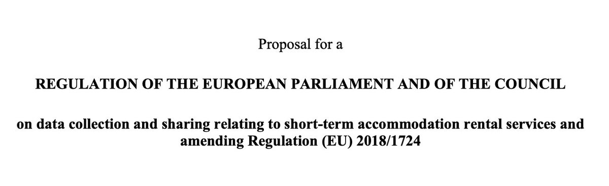 Le 7 novembre 2022, la <a href="/EU_Commission/">European Commission</a> a publié une très attendue proposition de règlement intéressant la collecte et le partage des données relatives aux services de location de logements de courte durée 🏡.

👉 Plus d'infos ici : steinberg-avocat.fr/publications/l…

#Airbnb