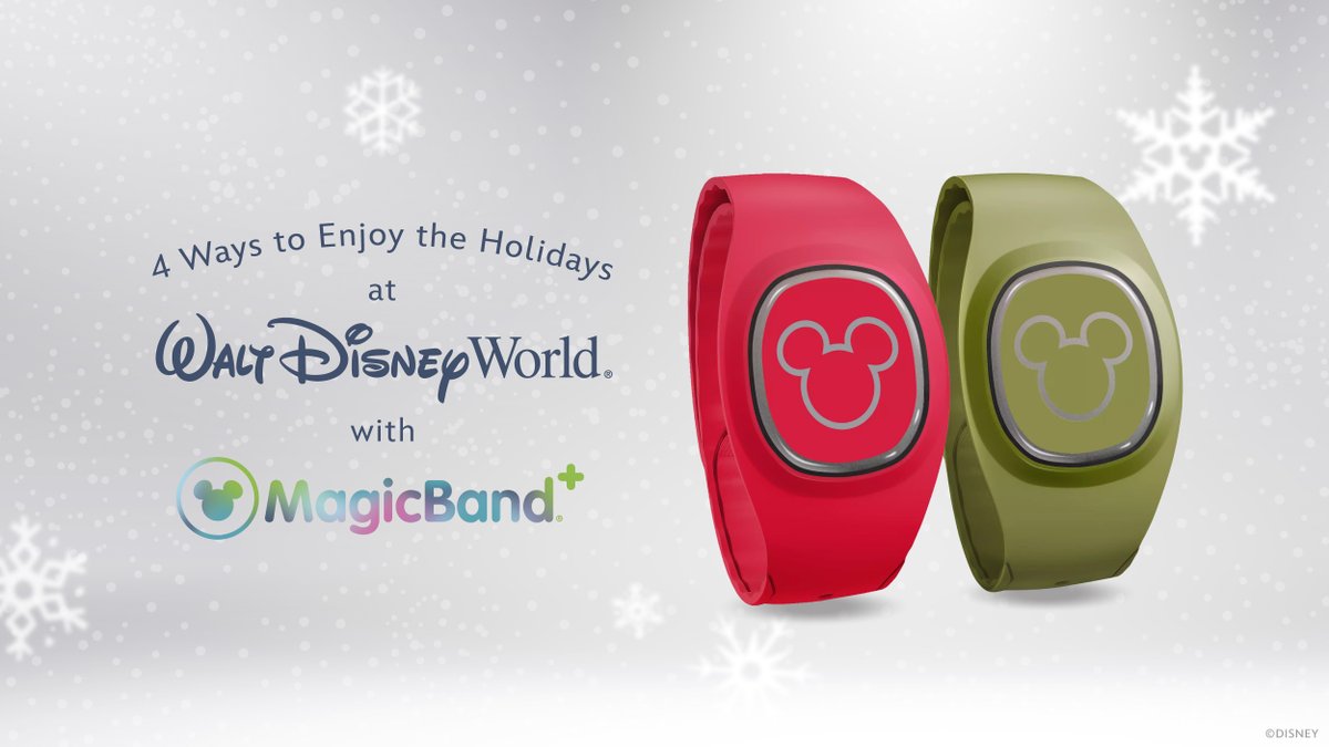 ✨ 🎄 Check out these 4 enchanting ways you can experience the Holidays at Walt Disney World with MagicBand+: spr.ly/60133Dk1Z