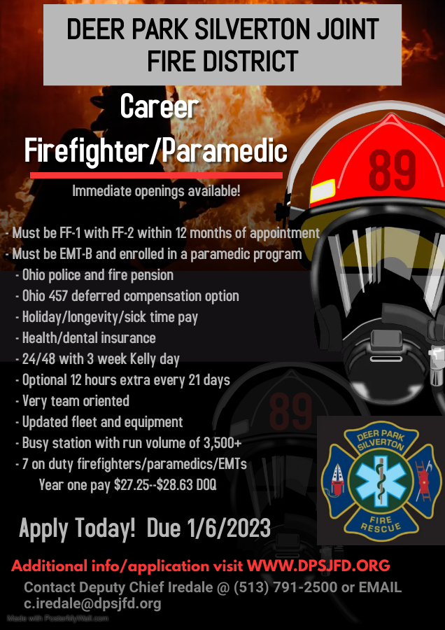 Deer Park-Silverton (@dpsjfd_89) on Twitter photo 