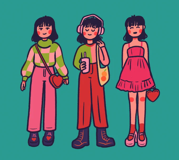 recent OOTDs 
