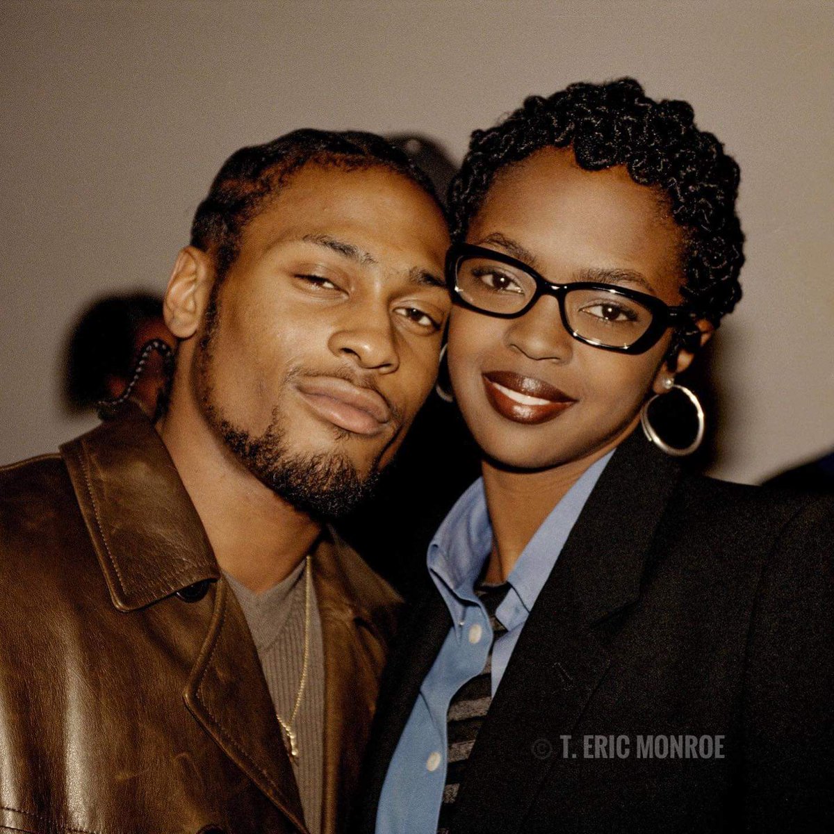 CoededMarshall's tweet photo. D'Angelo &amp; Ms. Lauryn Hill, 1996. 

(📸 - T. Eric Monroe) https://t.co/K8psEMuGT5