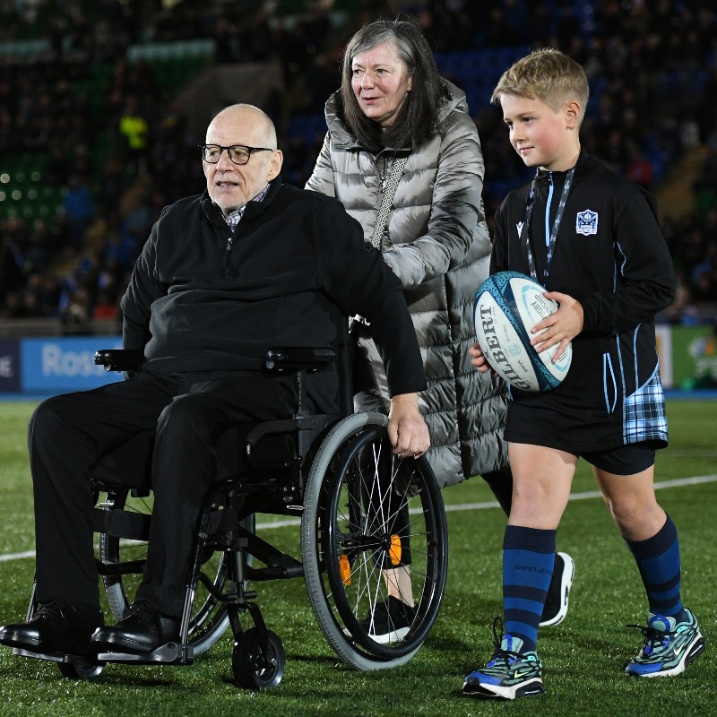 GlasgowWarriors's tweet photo. It’s with great sadness that Glasgow Warriors has learned of the death of friend and colleague, Jim Taylor MBE.