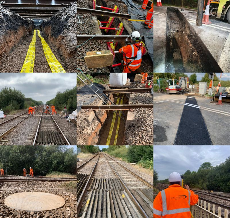 GBRPriceGroup's tweet photo. Weekend 24, Utilising the 53-hour Possession &amp; Full Road Closure to full potential saw KGJ Price Rail Ltd Civils Teams out working on behalf of Alstom on the Ferrybridge to Goole Project (FB2G) at Thorne Moore Ends Level Crossing In Doncaster.
#HomeSafe https://t.co/o5eUkOnvkL