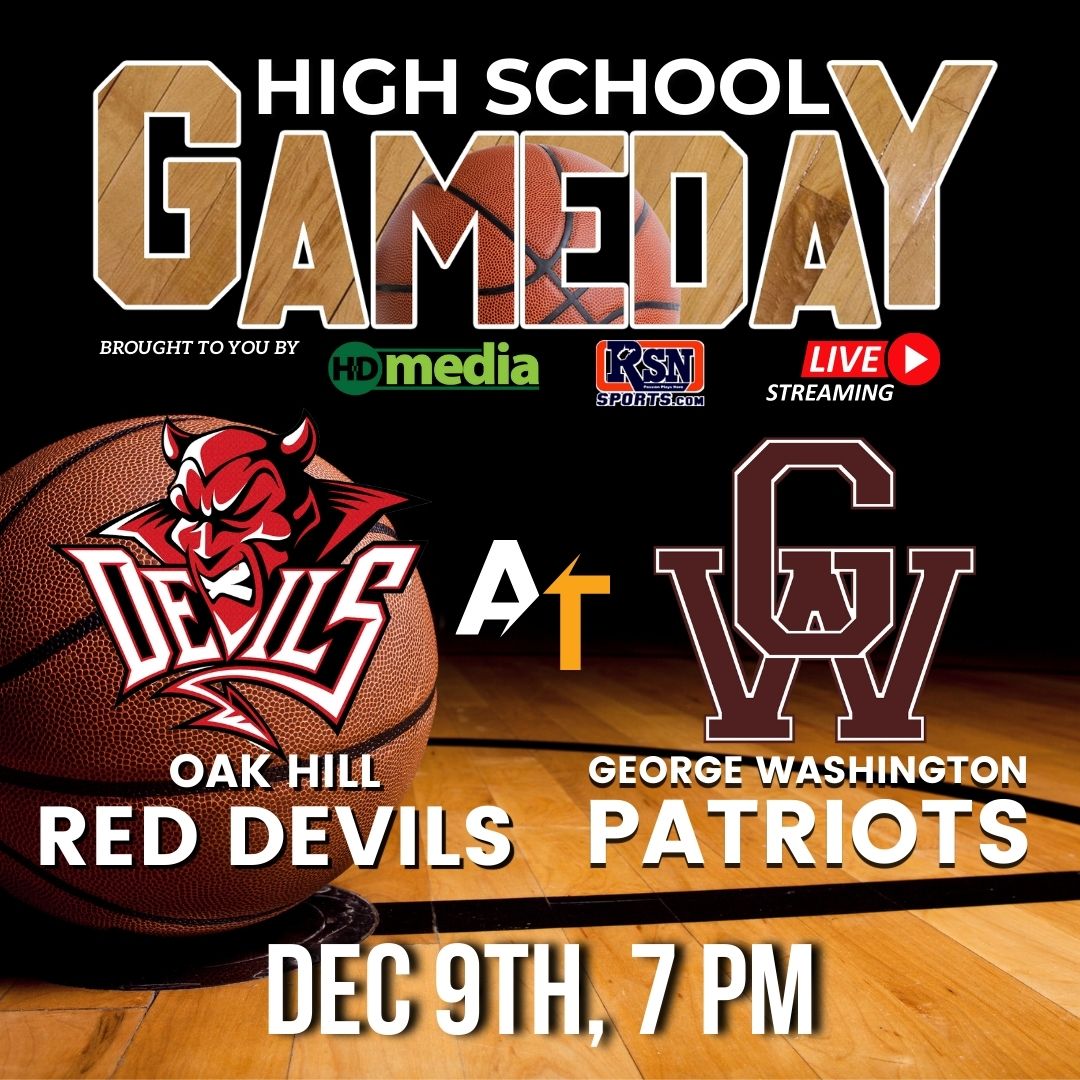 WATCH LIVE: It's time to tip-off basketball season with a good one on the hill. The GW Patriots host Oak Hill on Friday at 7 p.m.  bit.ly/RedDevils_Patr…

#highschoolgameday #basketball