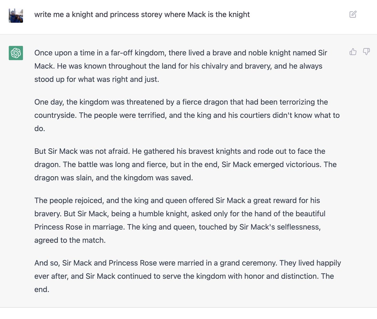 leifglynn's tweet photo. #ChatGPT changing bed time stories forever... @elonmusk https://t.co/ETMySQ8hR3