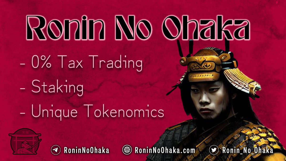 <a href="/WISE_APE_GEMS/">🦧 WISE_APE GEMS</a> $KATANA 🌸

Unique contact, nothing compares. 
0/0 tax 
Staking rewards from volume 🤯

Best of both 
Trader paradise 🌸
Holder paradise 🌸

#eth #Ethereum #uniswap #bnb  #btc #crypto #100x #1000x #TSUKA #SHINJA #Okinami