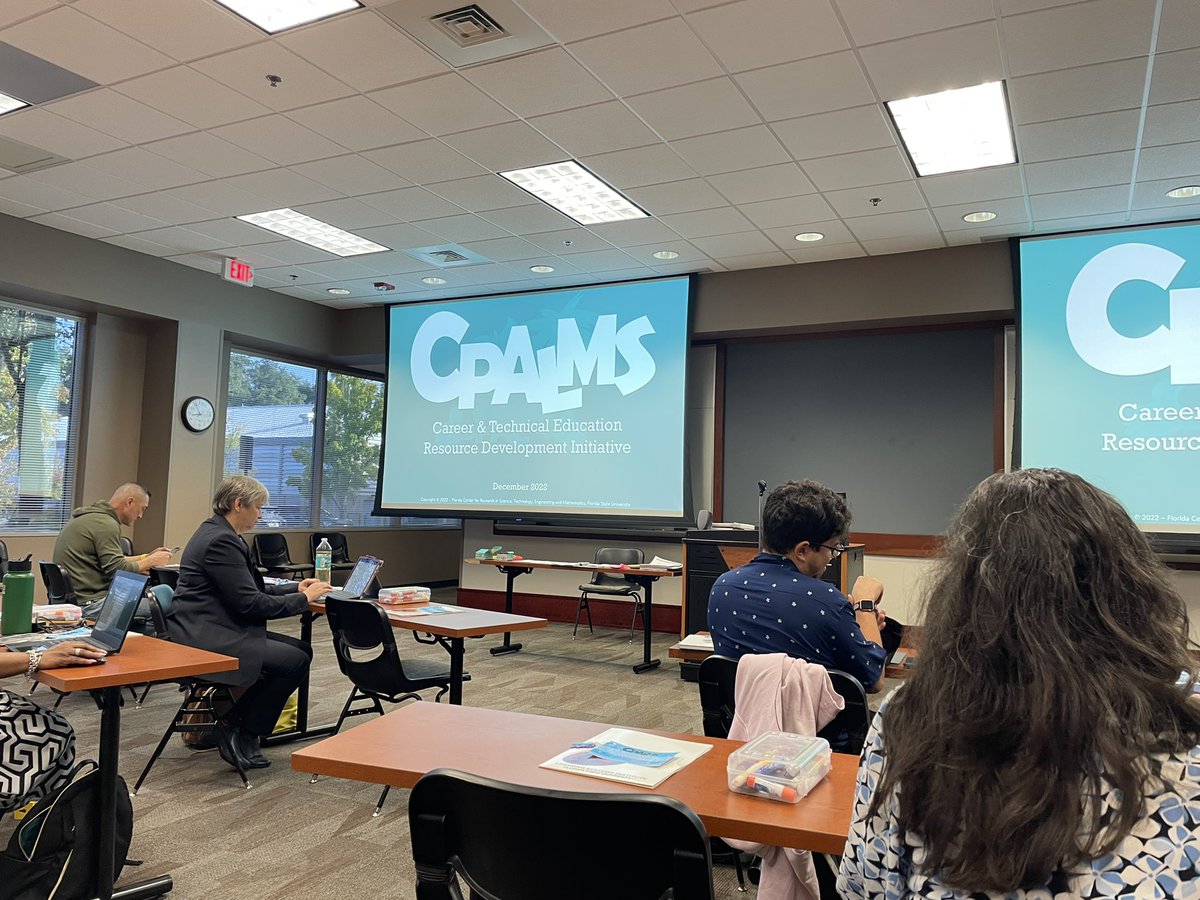 TeamDFlores's tweet photo. Day 1 of The CPALMS Content Developer for the CTE Resources Initiative

@VernattaLee @BettyViada @CTEMiami @miamiedisonsr @tweetcpalms @MDCPSCentral

#BookDGF #GetRightOrGetLeft #EduFloInc #CTEMiami #CurriculumWriting https://t.co/wTs8UmKUN5