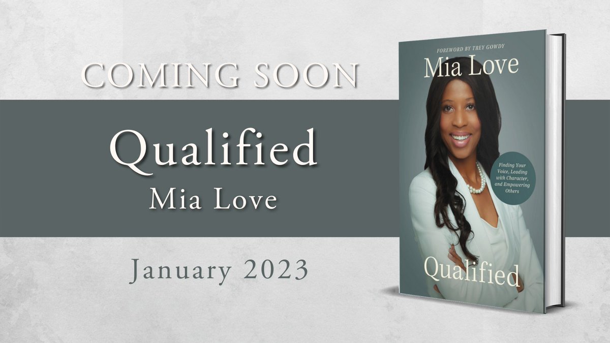 MiaBLove's tweet photo. I'm incredibly excited to finally announce my new book, Qualified! This has been a labor of love and I look forward to sharing more details with you over the coming weeks. https://t.co/v0pDAZNrOz https://t.co/RuxBnAYpqO