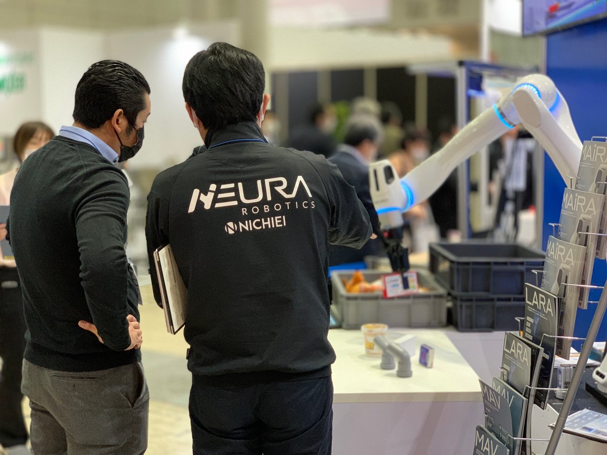 NEURARobotics's tweet photo. What a great opportunity to be represented at #FooDtechJapan, thanks to our partner #NICHIEI! https://t.co/seer4VF3aV