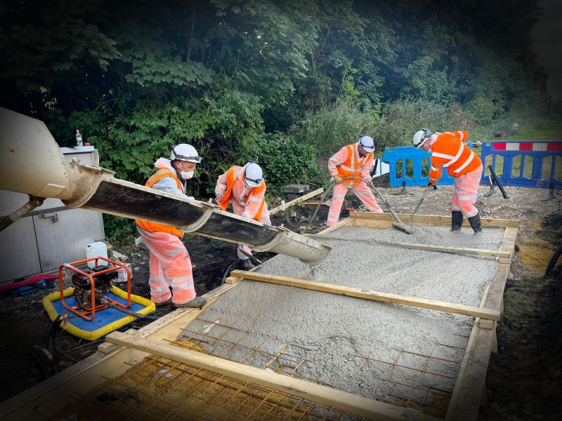 GBRPriceGroup's tweet photo. We had a very productive midweek 26 at Pontefract Monkhill Station Compound undertaking a SMIO Install on our FB2G Project on behalf of our Valued Client Alstom. Additional to this multiple sites Running inc Trough Route Installs,ASP Installations &amp; GSMR Mast Base Installs. https://t.co/HBh3jpeP6j