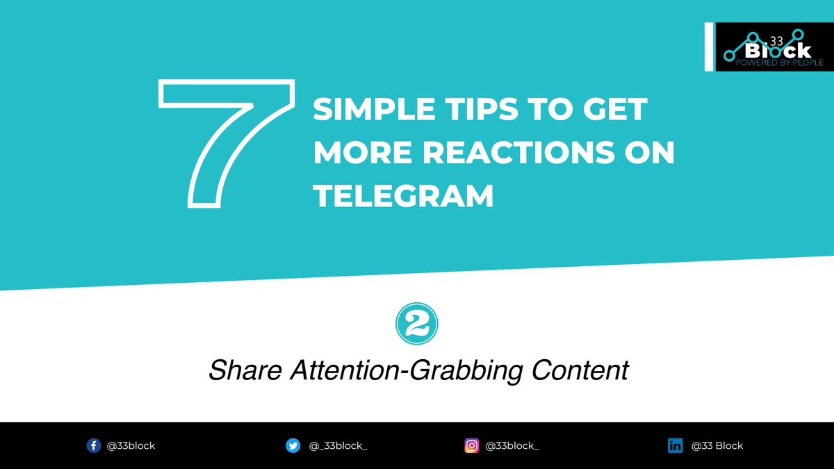 _33Block_'s tweet photo. To become influential on any platform, it’s essential to share content that’s not only attention-grabbing and interesting but relevant as well. It helps to stay on top of headlines and current memes and spend ample time scouring trends on the internet.
#33block #marketing #tips https://t.co/ijv3xIjWn1