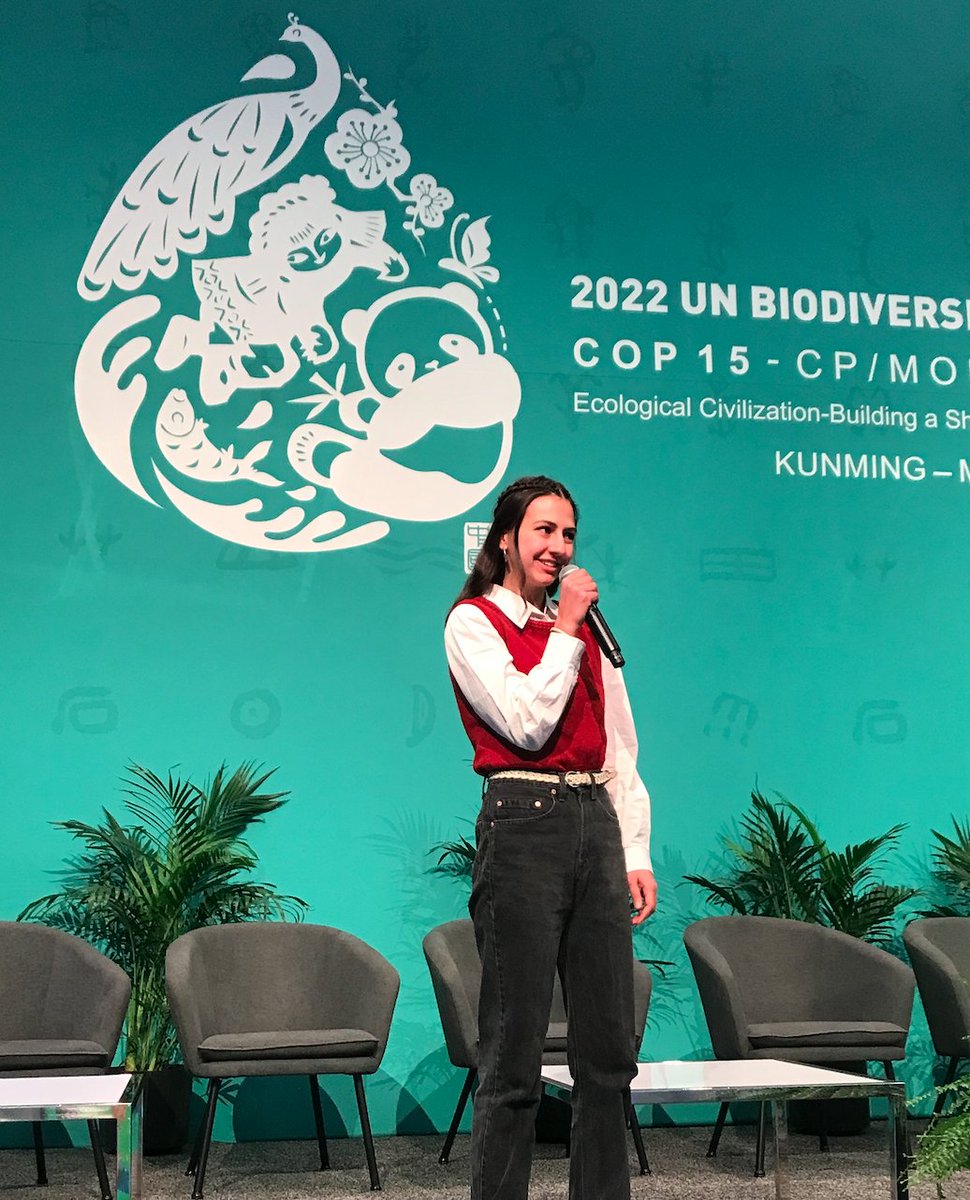 GYBN_CBD's tweet photo. Today at #COP15, we're kicking off the first Youth Day! 🌺🌍🍄🐾🐟

We're celebrating young people around the world who are driving transformative change to protect #biodiversity and #StopTheSame. 🌱

Are you at COP 15? Come join us in the Place Québec Auditorium!

#YouthAtCOP15 https://t.co/naPLAtW1bt