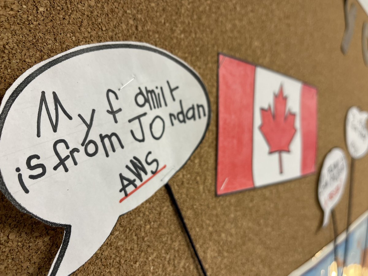 HaltonDSB's tweet photo. A Kindergarten classroom @postscorners has a display showing students' family roots. A wonderful example of bringing to life the #HDSB's 2020-2024 Multi-Year Plan, specifically the 'Equity and Inclusion' area of focus. Learn more about the plan: https://t.co/9NACb4nnIK https://t.co/MBEKCSdkny