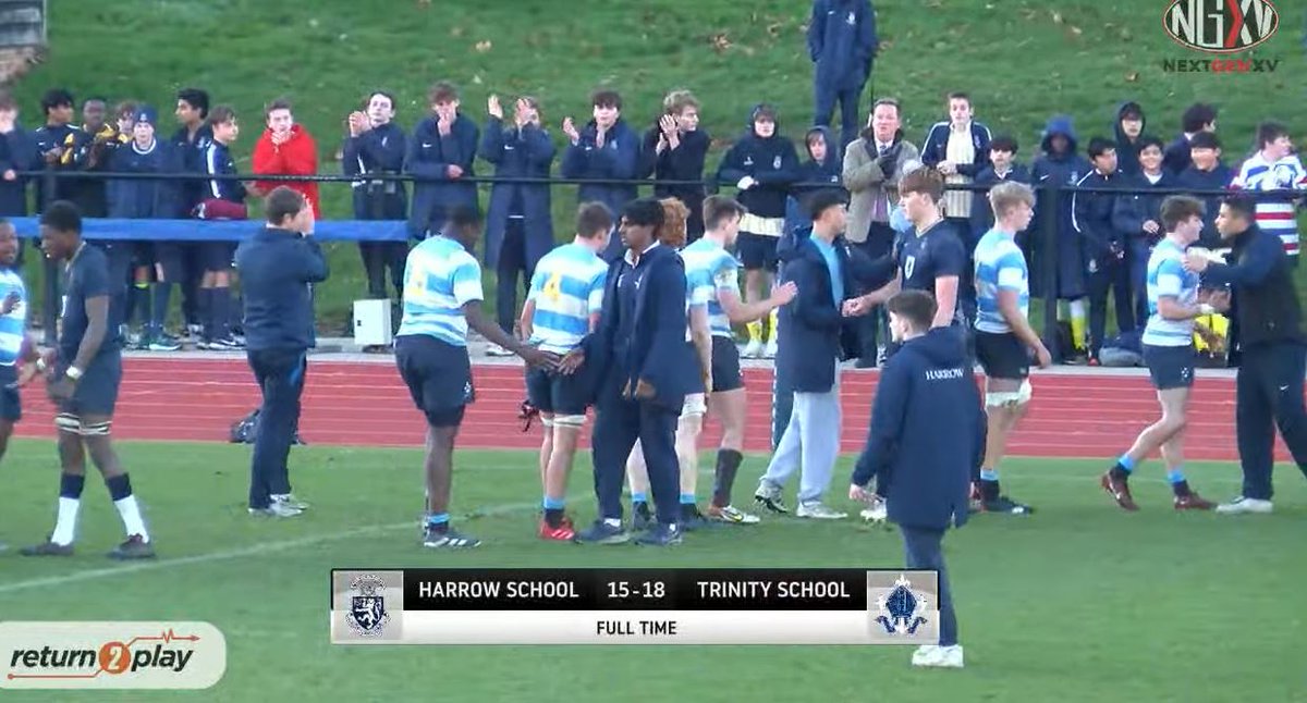 TrinitySchAlumn's tweet photo. TRINITY 1st XV vs HARROW - FINAL SCORE https://t.co/5Tam4JPBbb