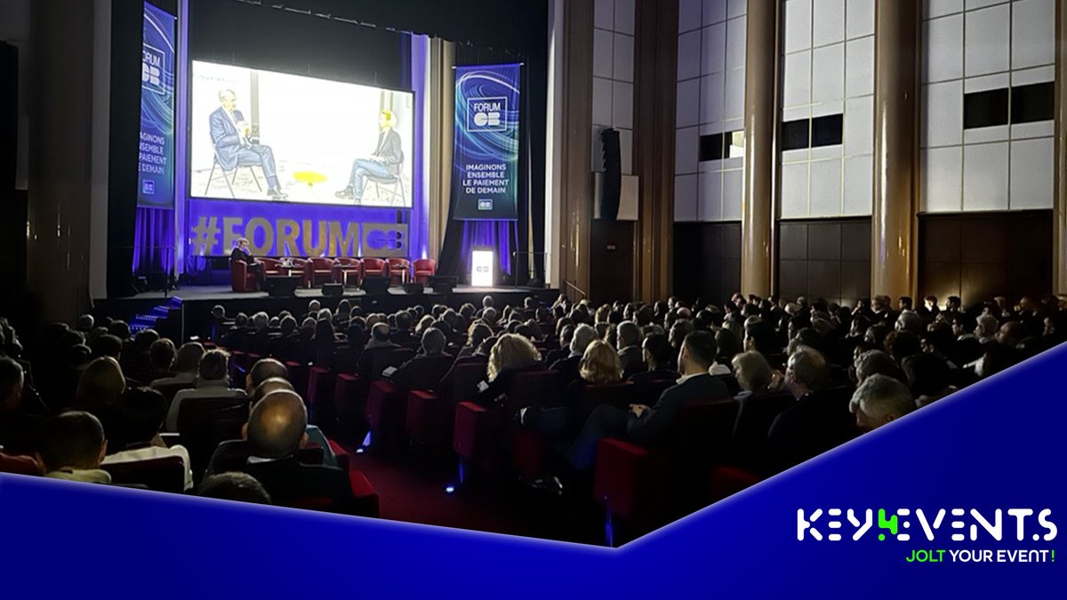 key4events's tweet photo. Belle réussite pour cette 8ème édition du #ForumCB organisé par @cartescb.
Key4events a encore une fois déployé un panel de solutions techniques sur cet évènement hybride : ➡ captation vidéo ➡ interview volantes ➡ live streaming ➡ interactivité ➡ enregistrement &amp; replay https://t.co/zEhOk6WNz8