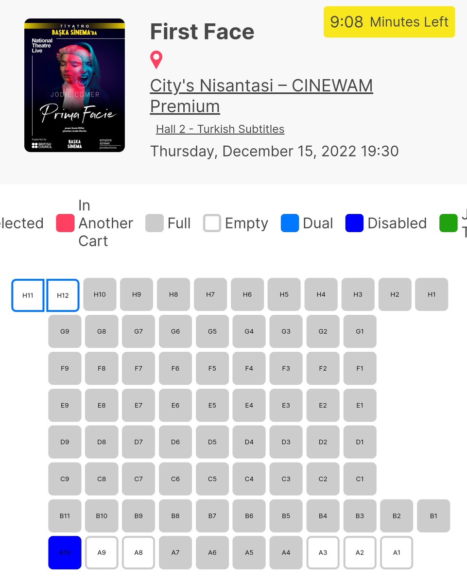Enas_AW's tweet photo. @Baska_Sinema @estreetprods After few relentless correspondences to show #PrimaFacie here in Istanbul, I have proudly did it🤘it is finally here!! Just few hours of its announcement the halls are fully booked & adding more due to the huge demand. Mission accomplished #TeamPF 🫶 https://t.co/H0mzZS8pSe