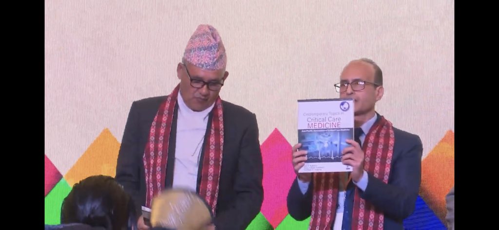 Contemporary topics in Critical Care Medicine released at Kathmandu on the occasion of #APACCM2022