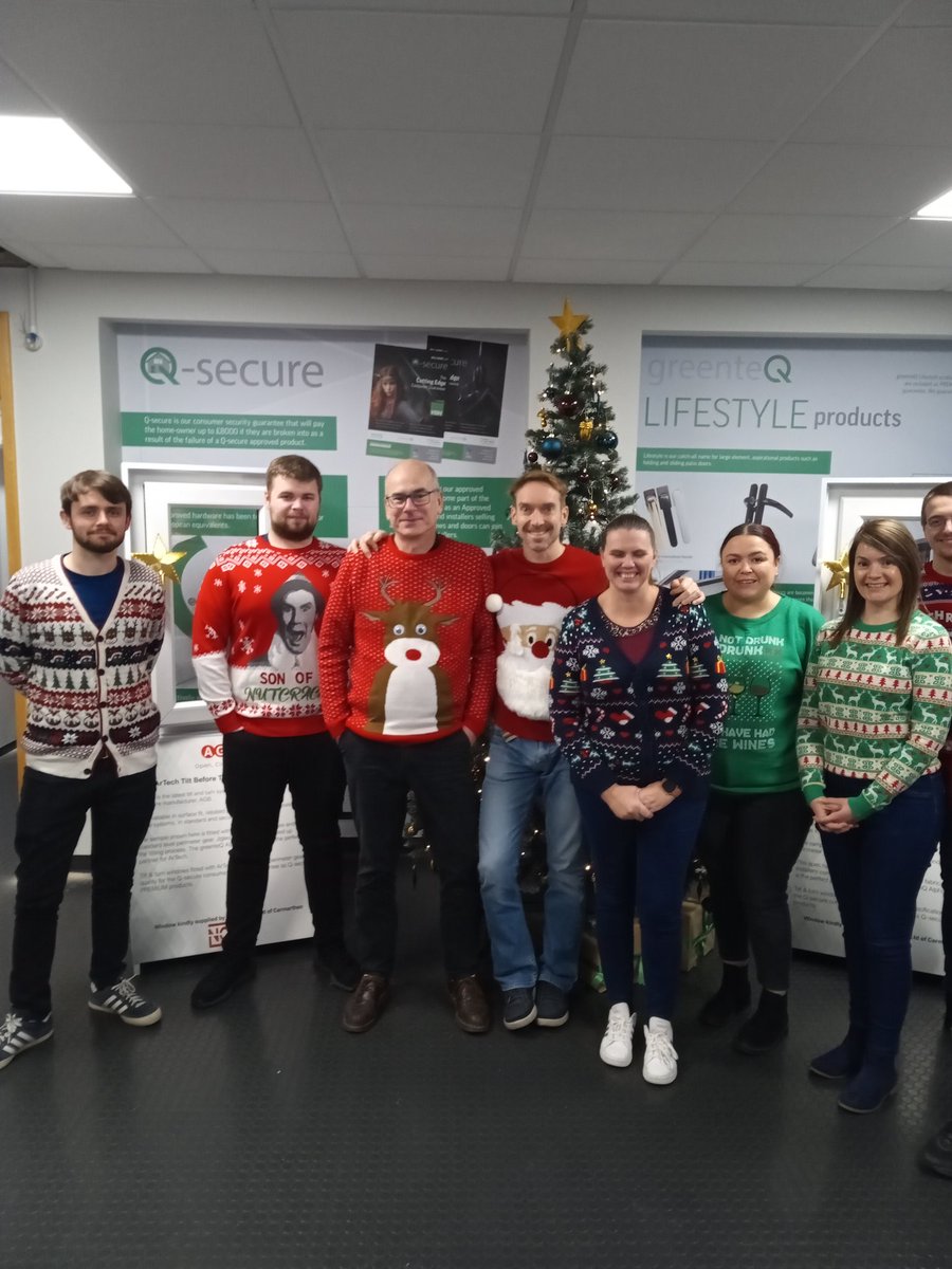 VBHGB's tweet photo. What a festive bunch. Christmas jumpers all round at VBH House today. #ChristmasJumperDay #Jinglebells https://t.co/PNDrv0gL3z