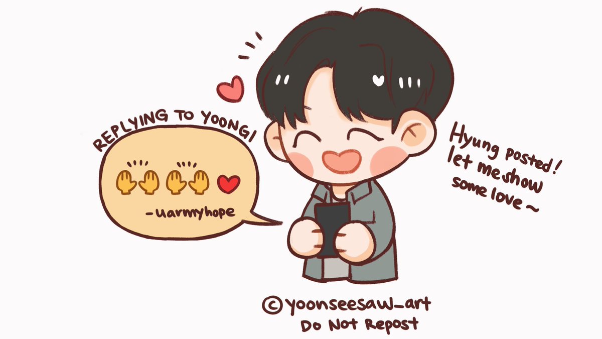happy 1 year to yoongi posting a red square on instagram ft. the members replies 😆

#SUGA #btsfanart 