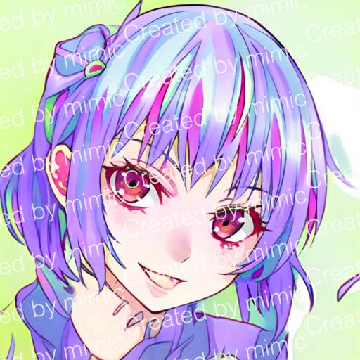 #mimicそこそこよさげに見えるもの。面白いなぁ。この、邪魔な"Created by mimic"は正式版になると外せるのか?(今はβ版)狙っているかわからないが、細部の微妙な部分のごまかしになっている。 