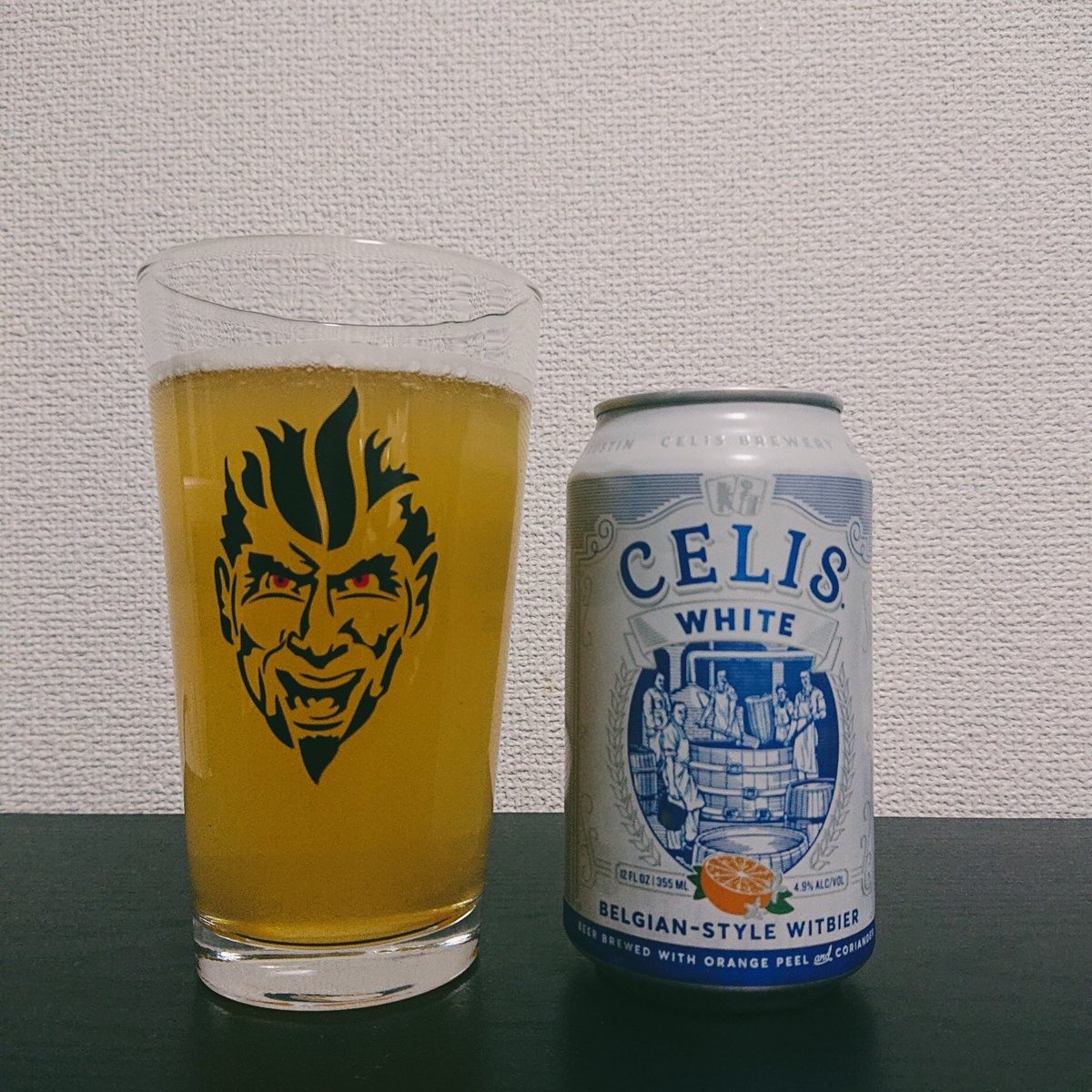 WorldbeerL's tweet photo. 深夜に突然、#ベルジャンホワイト が飲みたくなって、#セリスホワイト 飲んでる。#celiswhite https://t.co/Uo4lGabxEF