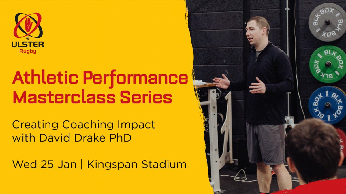 Mastersclass #2 is now live. Early bird £99 only 25 tickets available at this price before it goes to full price £150

ulster.rugby/athletic-perfo…