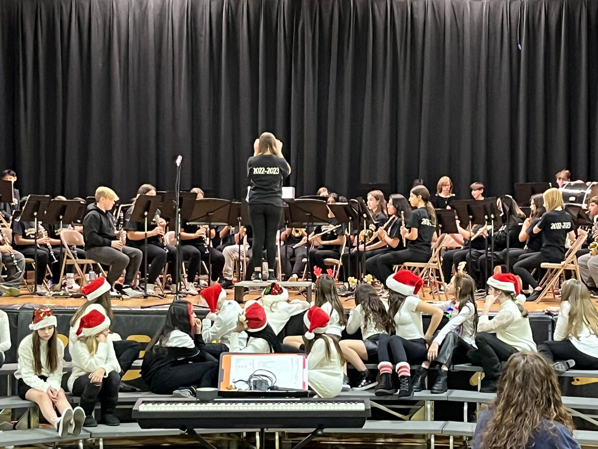 Student conductor, Gianna Ferrara!