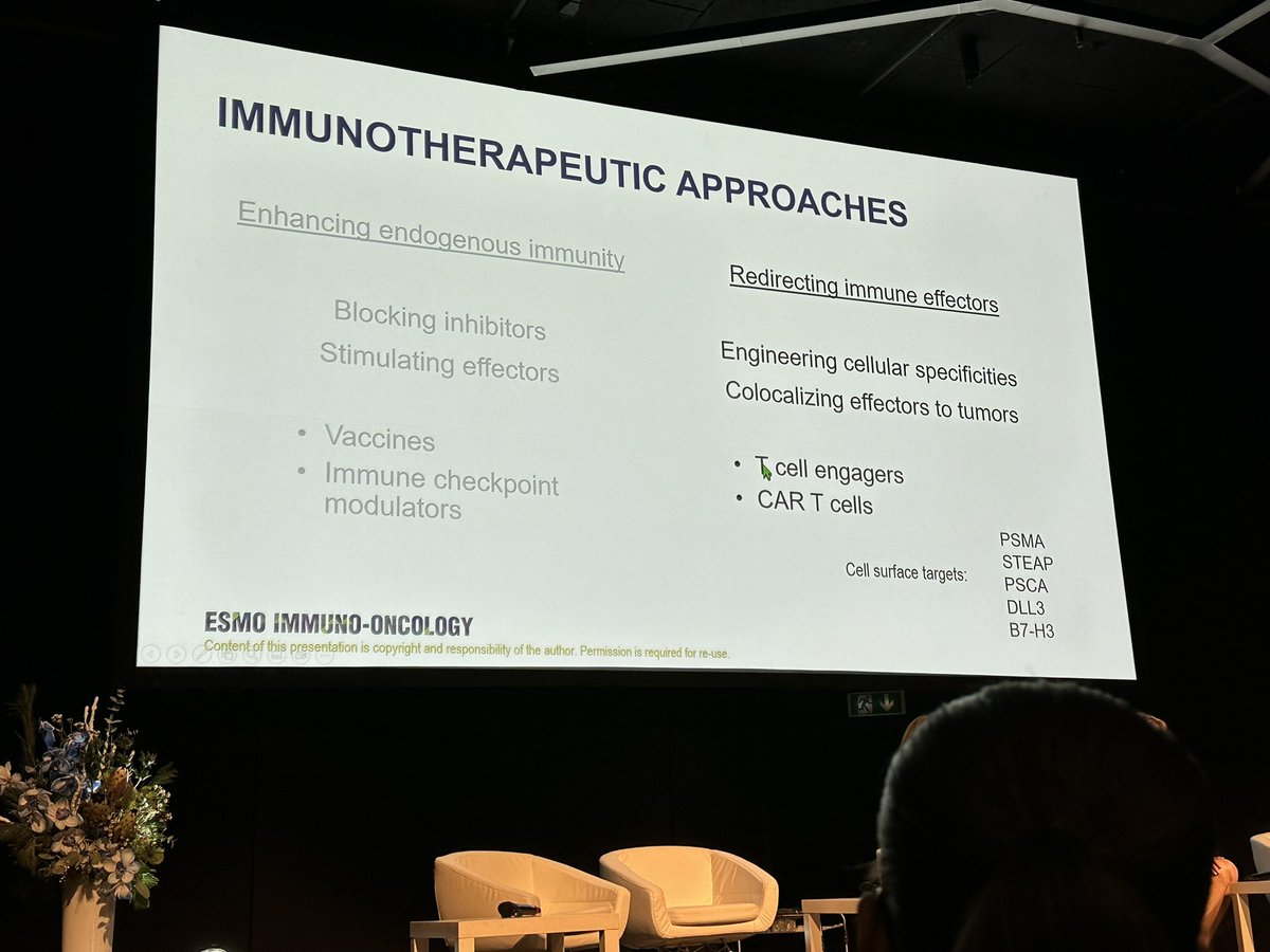 BernardAFox's tweet photo. Prof @lawfong #Prostate #cancer #immunotherapy Guru @UCSFMedicine talks strategies to move the needle and improve outcomes for men with prostate cancer /#ESMOImmuno22 @Amgen @Regeneron @PCFnews @ZEROCancer @BeatPCa #PSMA #STEAP #CAR_T T cell engravers #PSA @TmunityTx @cityofhope https://t.co/B8Jwub5ffA