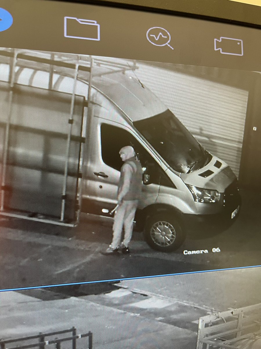 crystalarchMCR's tweet photo. Does anyone recognise these 2 (sorry about the quality). They tried breaking into 3 of our vans last night causing significant damage. 

Hurst Cross area, Ashton. 10.30pm 07/12/22. 

Police have been notified. https://t.co/DQj8JcTxEr