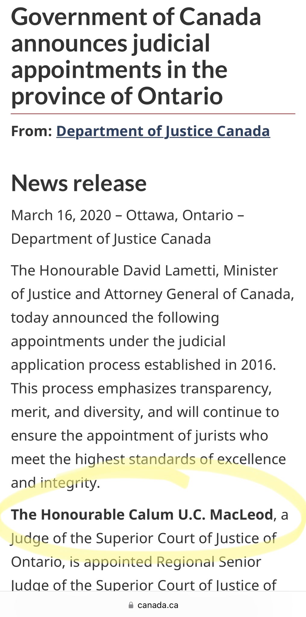 Viva Frei on Twitter "CTVNews Guess who appointed this Judge… https