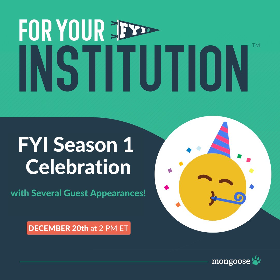 hellomongoose's tweet image. Mark your calendars! 🥳

On 12/20 @ 2 pm ET, we're having a special Ask Us Anything episode in honor of the FYI's 1st season. 

Guests from several past episodes will join us to answer MORE of your questions and chances to win prizes!

Save your spot 👉 bit.ly/3FBI6Pb