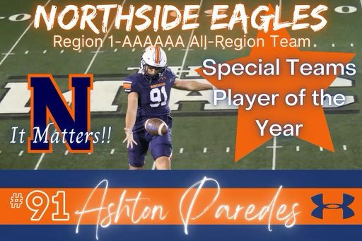 AshtonParedes8's tweet photo. Blessed🙏🏽
@chad_alligood @N_H_S_Football https://t.co/q7xZVfjLUn
