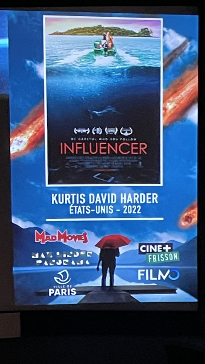 IsabelleUnif's tweet photo. #PIFFF2022 #Influencer de #KurtisDavidHarder est un excellent film d'horreur très noir porté par une actrice impressionnante, #CassandraNaud. Comme quoi, faire confiance à des personnes qui nous ressemble n'est pas une très bonne idée ! @parisfantastic @maxlinderpano https://t.co/ZVA7atP58e