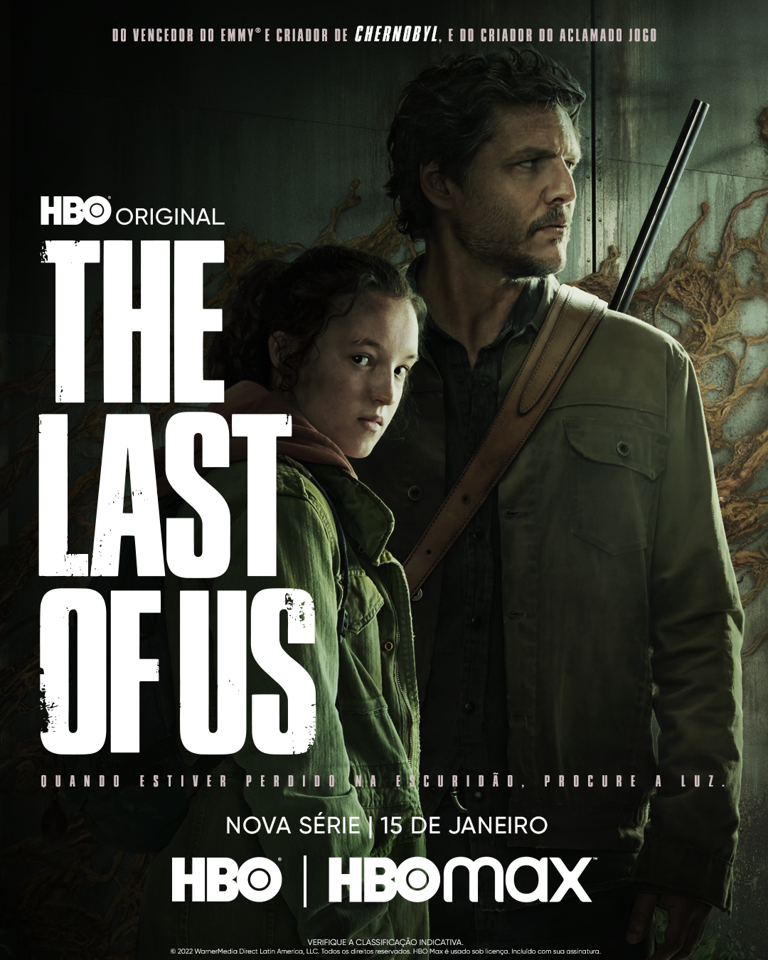 HBO Max Brasil on X: Quando estiver perdido na escuridão, procure a luz.  #TheLastOfUs estreia 15 de janeiro na #HBOMax e @HBO_Brasil   / X