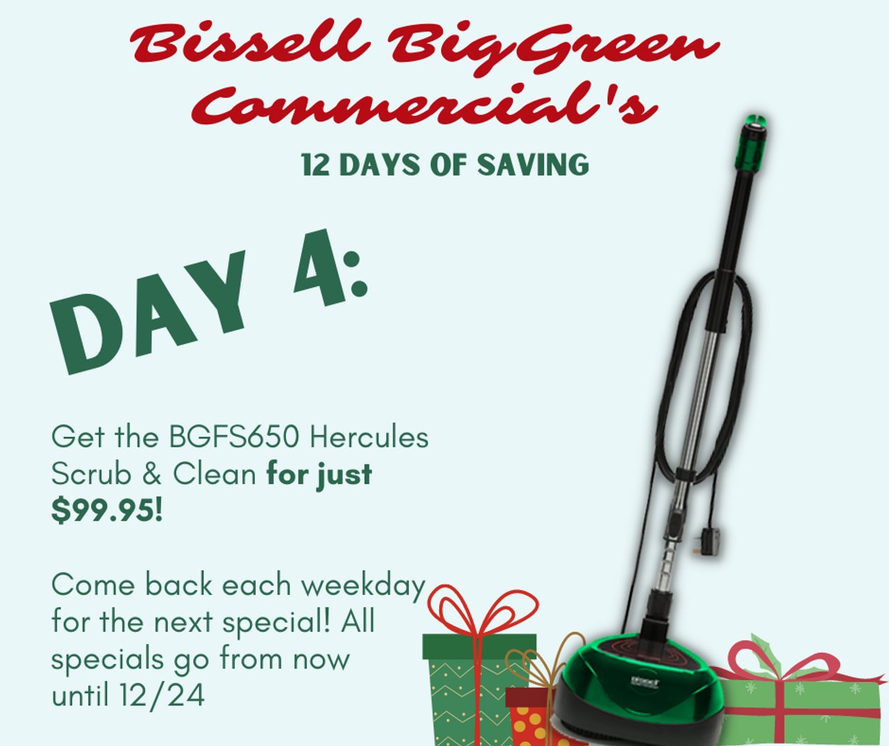 BGFS650 Hercules Scrub & Clean - Bissell BigGreen Commercial