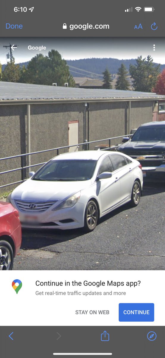 86our45's tweet photo. @PrettyLiesAlibi It’s parked on the 1500 block of Levick- also had a previous police report there as well for someone not showing to work after the murders.  Here is the street view of the car or one hella similar - open it up in Google street view https://t.co/ouR3cikOTu