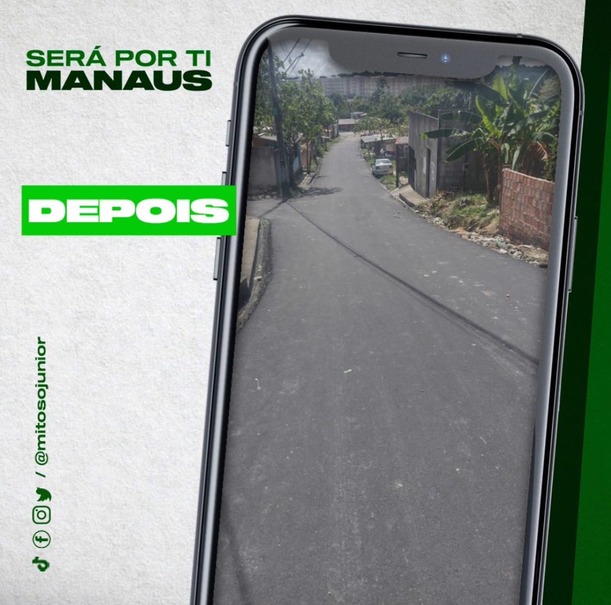 mitosojunior's tweet photo. Meus amigos, encaminhei ofício 040/2022 à Secretaria Municipal de Infraestrutura (Seminf) intermediando pedido dos moradores da Travessa 14, Bairro Lago Azul, na zona norte de Manaus, para recapeamento de toda a via. https://t.co/5Vllg4UNmD