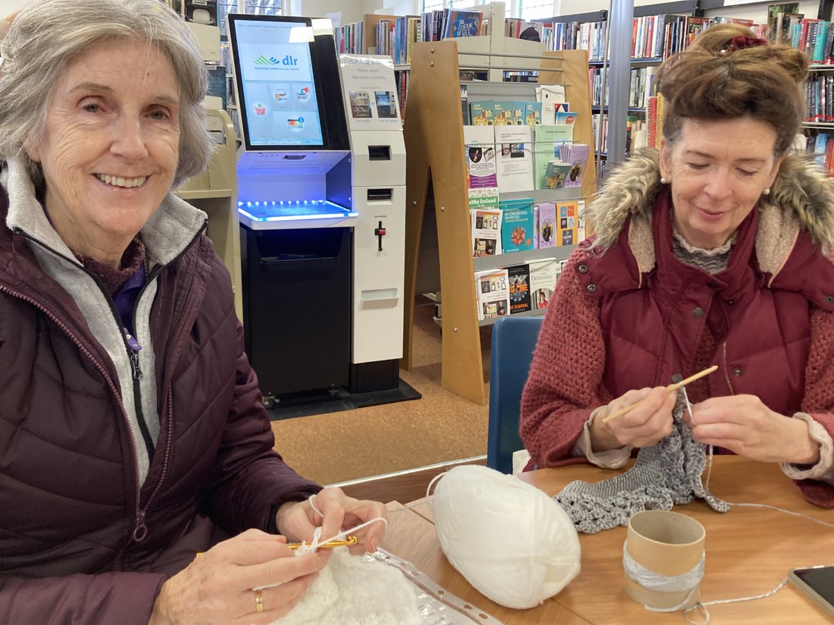 DLR_Libraries's tweet image. Libraries as places of sanctuary #LIW22  Our Wednesday morning Craft Circle at #ShankillLibrary is a cosy community hub for company, conversation and creativity #DLRLibraries