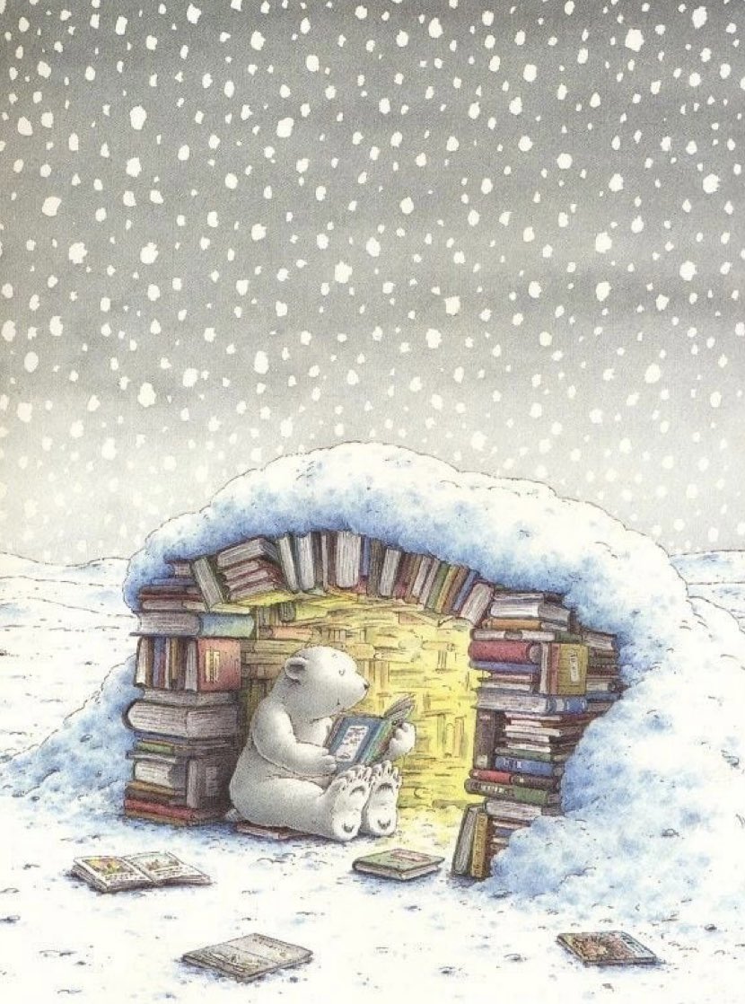 Книги зима