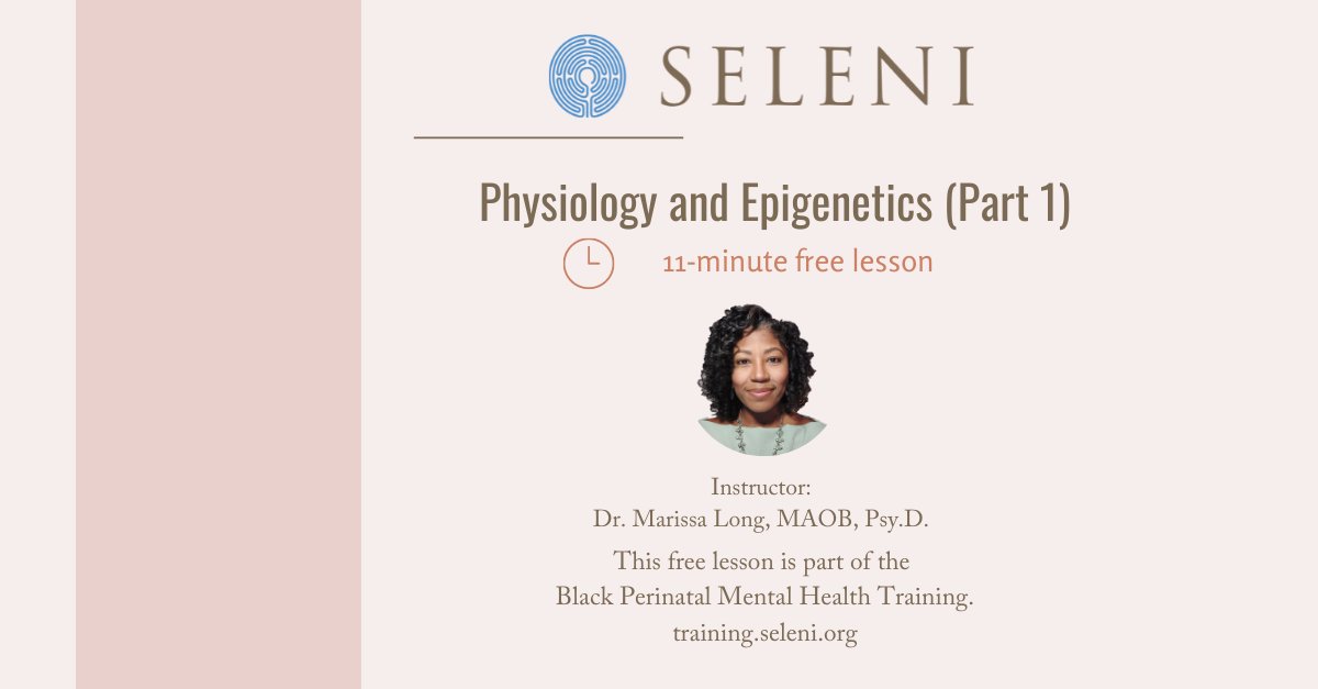 selenidotorg's tweet image. What can you do in 11 minutes? Free excerpt from new #BlackPerinatal #MentalHealth #training on how unique stressors experienced by the Black community impact physical health. Enroll by 12/16 in 6-CE course for a 25% discount. Learn more: eu1.hubs.ly/H02hv7c0 #therapy #learn